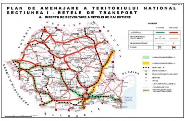 Ce autostrăzi vor fi construite în România în următorii 20 de ani. Harta proiectelor